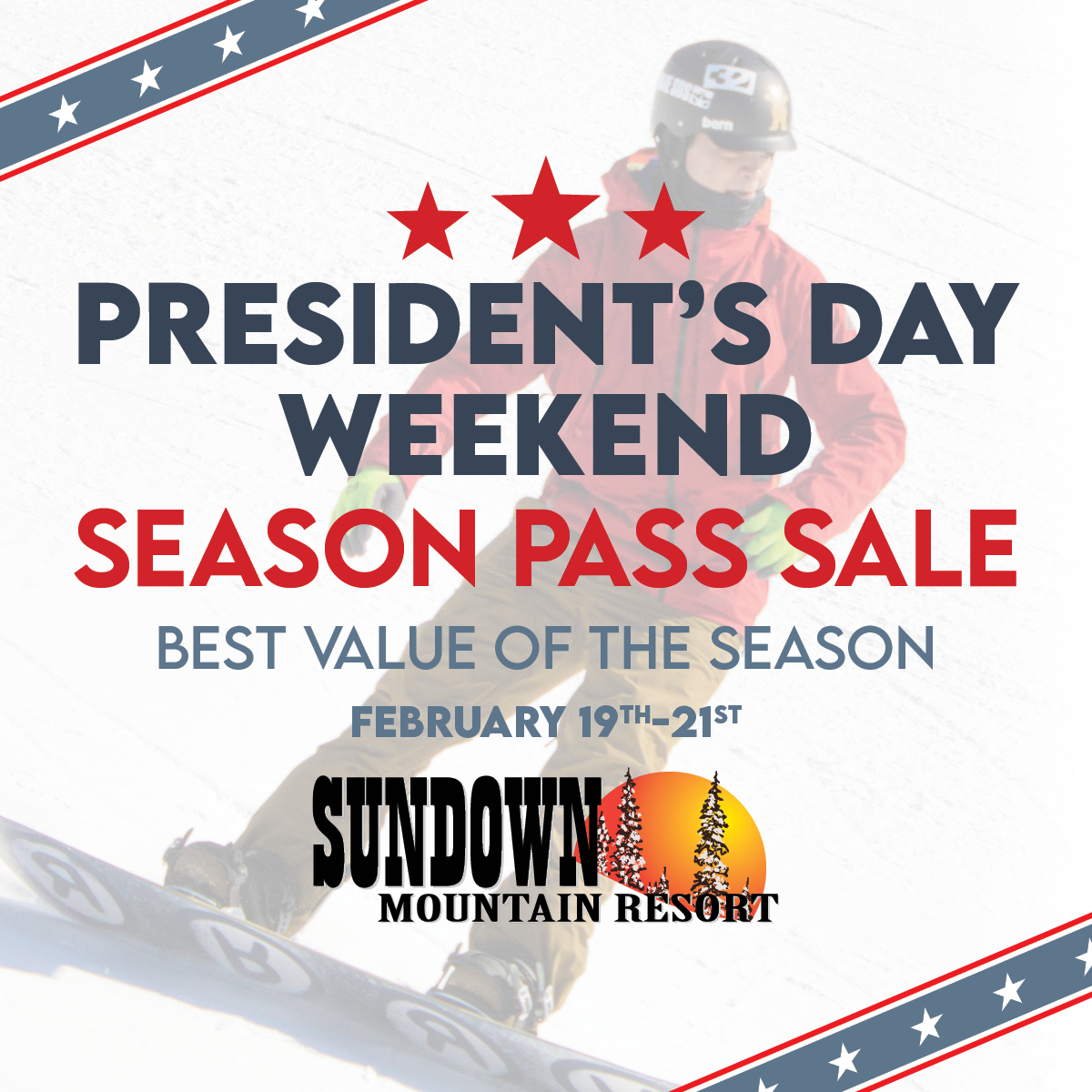 President's Day Weekend Season Pass Sale 2022 Sundown Mountain Resort